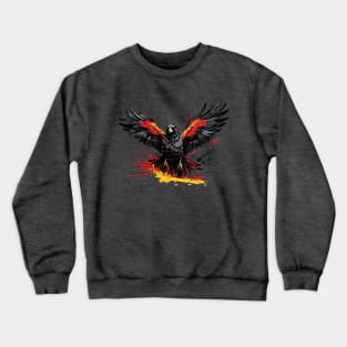 Raven in Flight Crewneck Sweatshirt